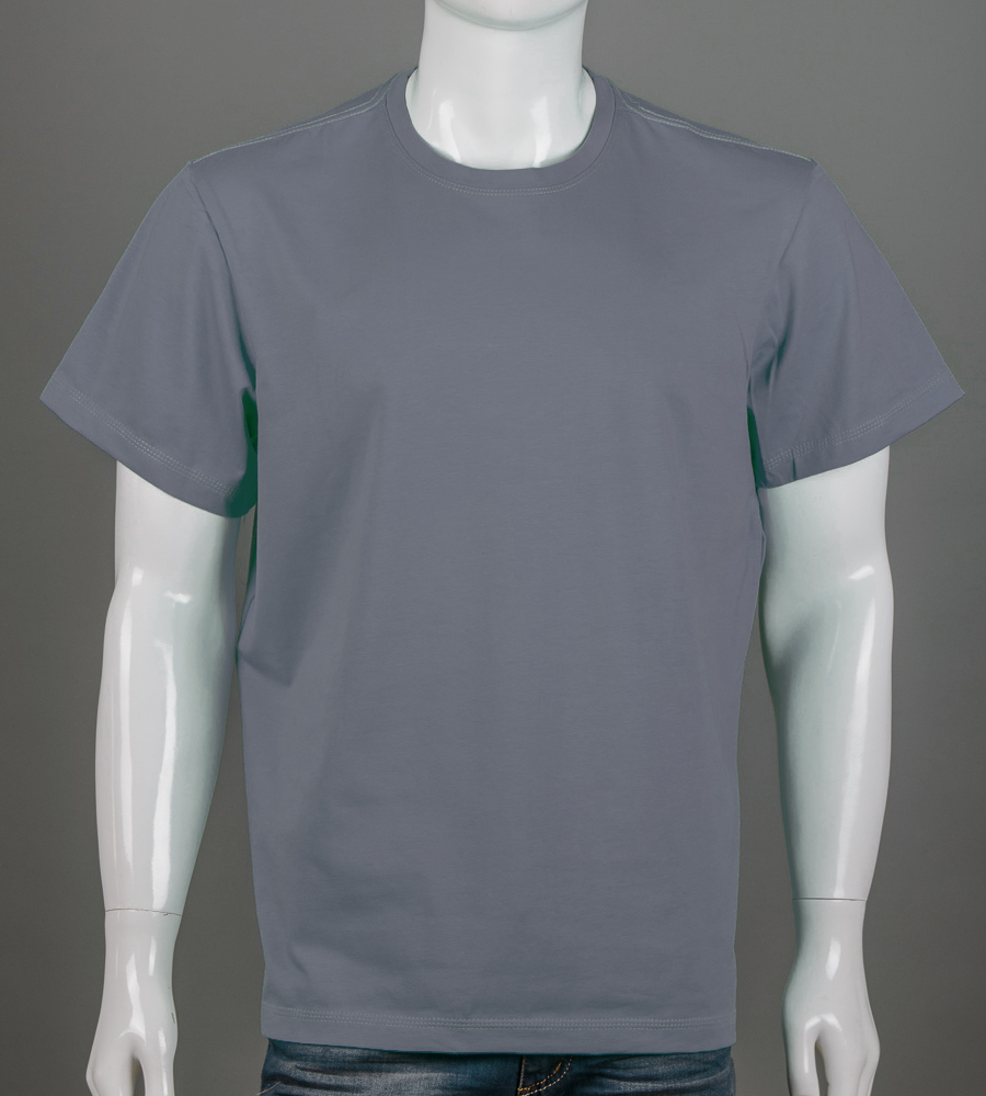 Футболка супер-батал Однотонна 2300сб (Уп.2шт 5XL,6XL), Сірий 1