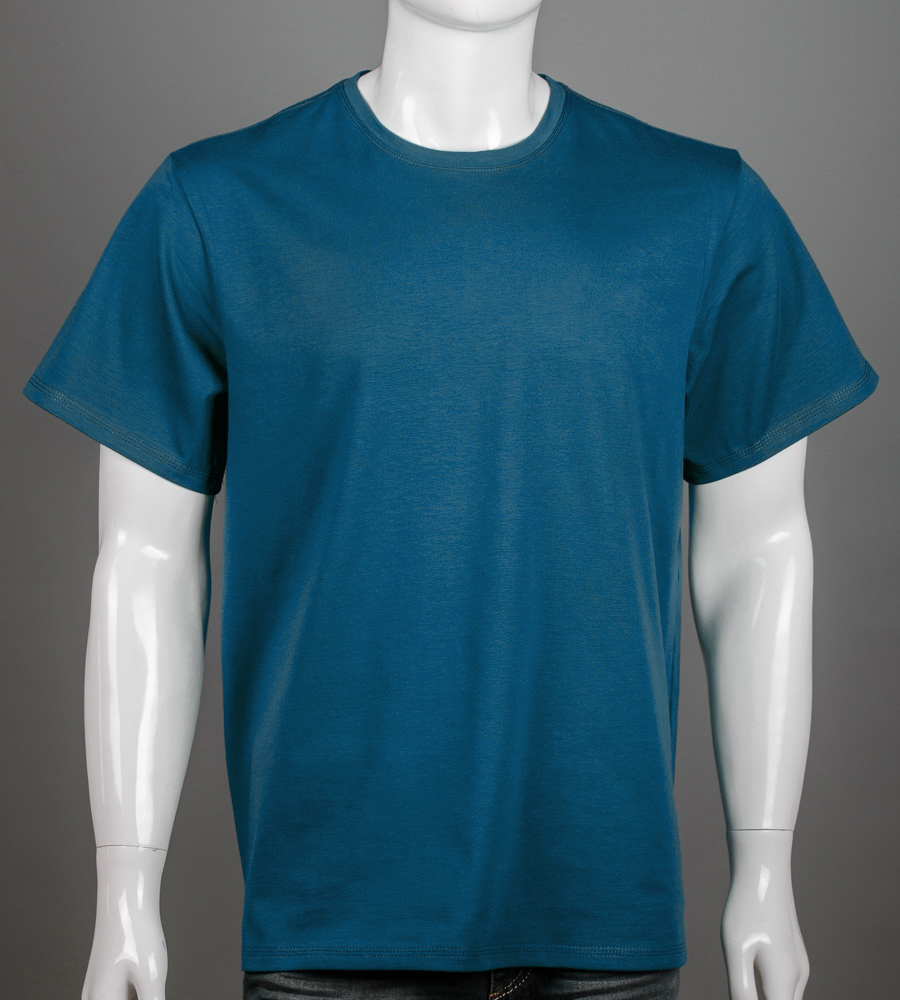 Футболка супер-батал Однотонна 2300сб (Уп.2шт 5XL,6XL), Петроль 1