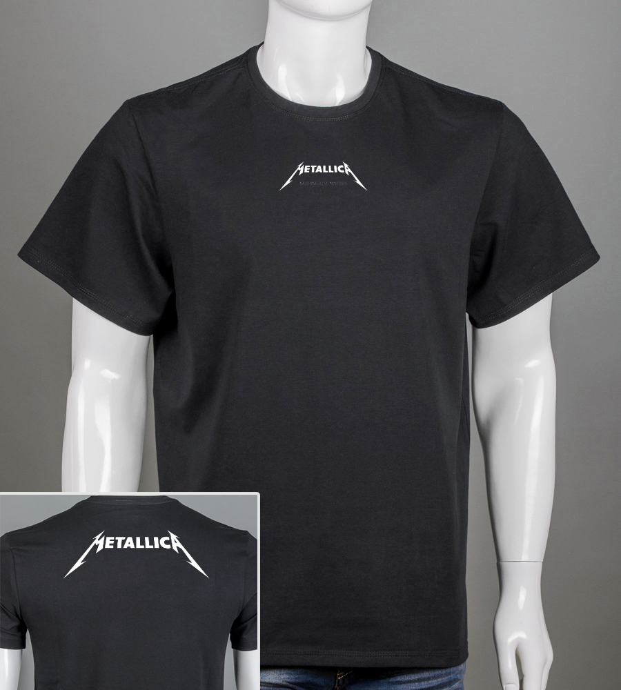 Футболка батал Metallica 2413б (Уп.4шт 3XL,4XL)