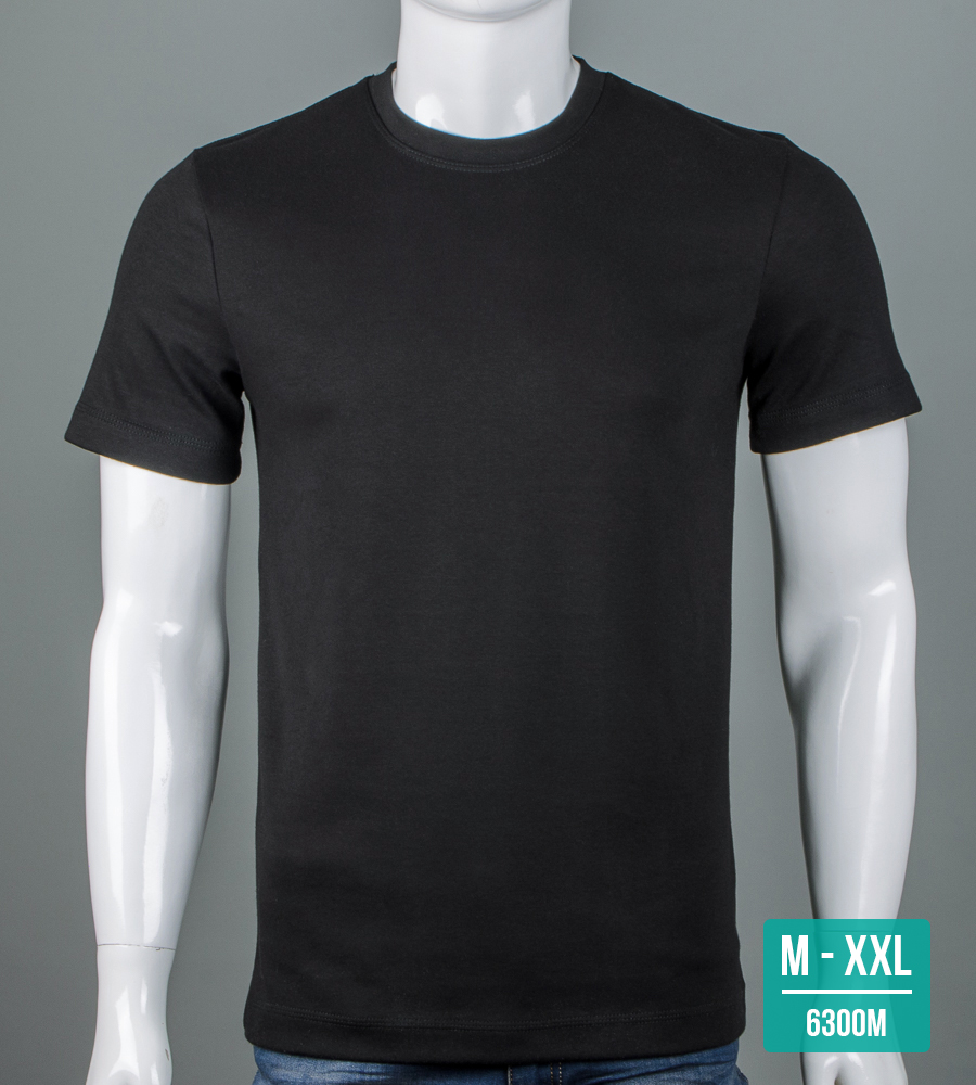 Футболка вільний крій Однотонна 6300м (Уп.4шт M-XXL)