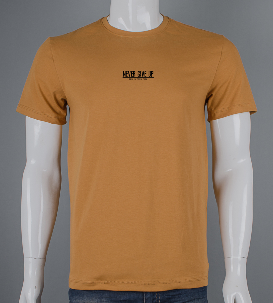 Футболка чоловіча Never Give Up 2422м (Уп.4шт M-XXL)