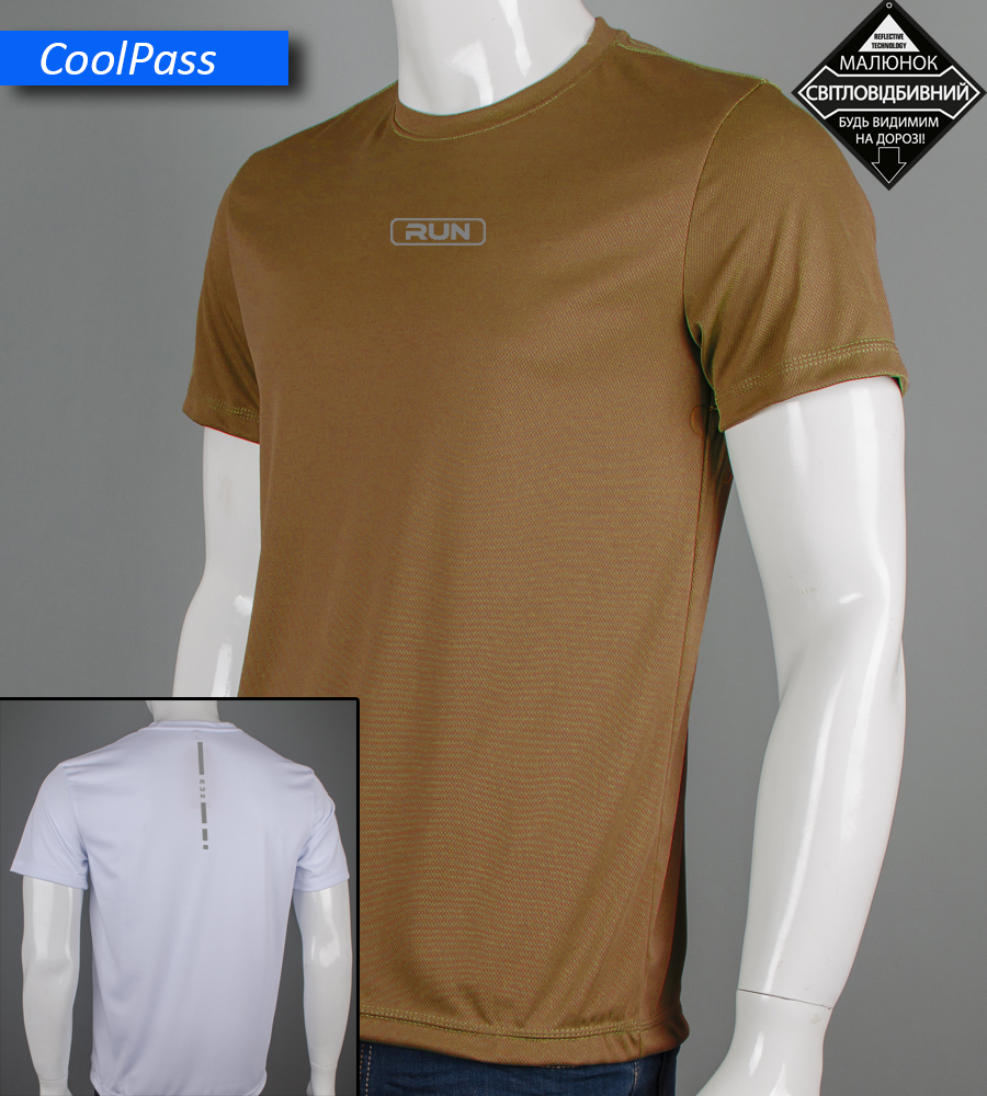 Футболка Coolpass RUN Reflective 5414м (Уп.4шт M-XXL)