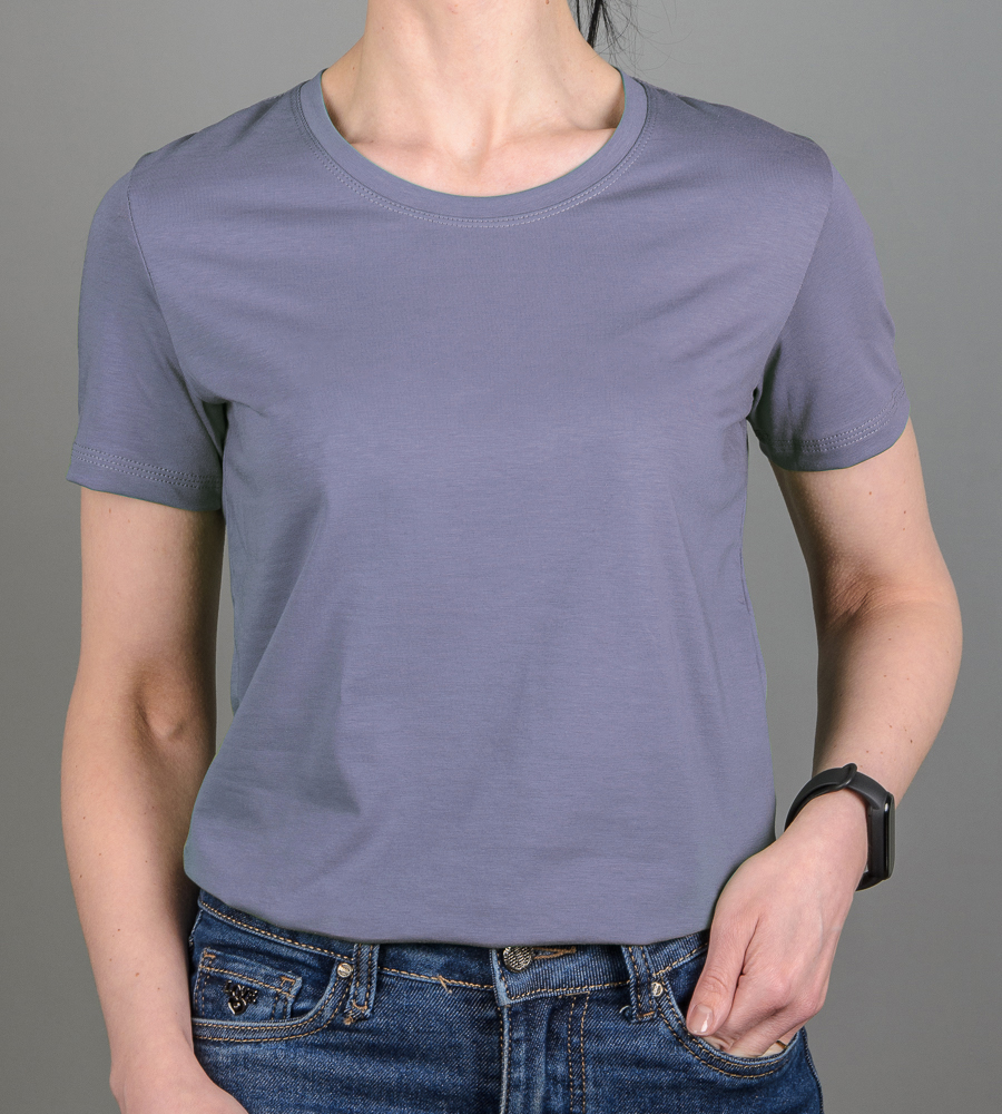 Футболка жіноча Однотонна 2300ж (Уп.4шт M-XXL)