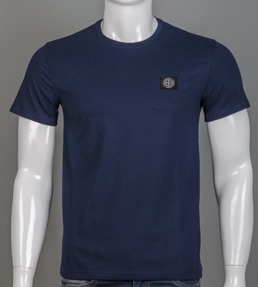 Футболка чоловіча Stone Island 2409м Нашивка (Уп.4шт M-XXL)