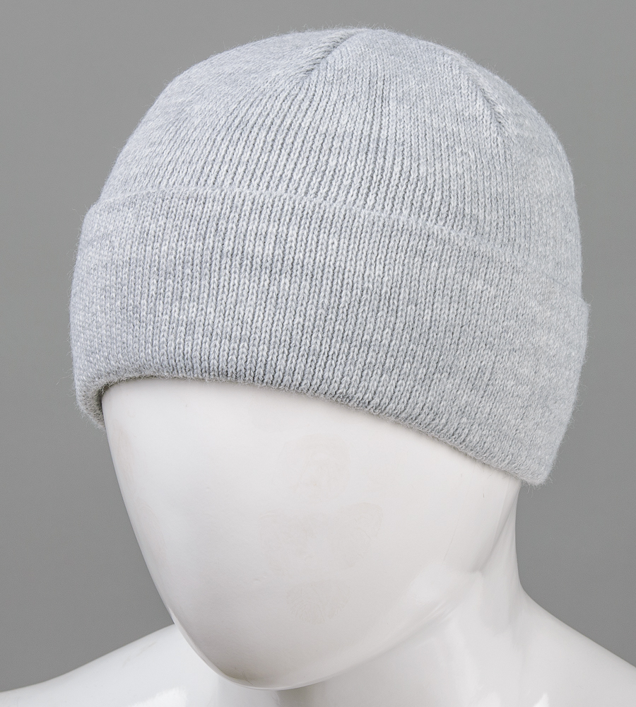 Шапка чоловіча з відворотом повний фліс (Ded22)