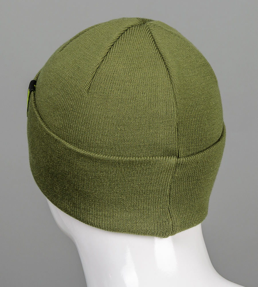 Подвійна шапка з відворотом Тризуб 