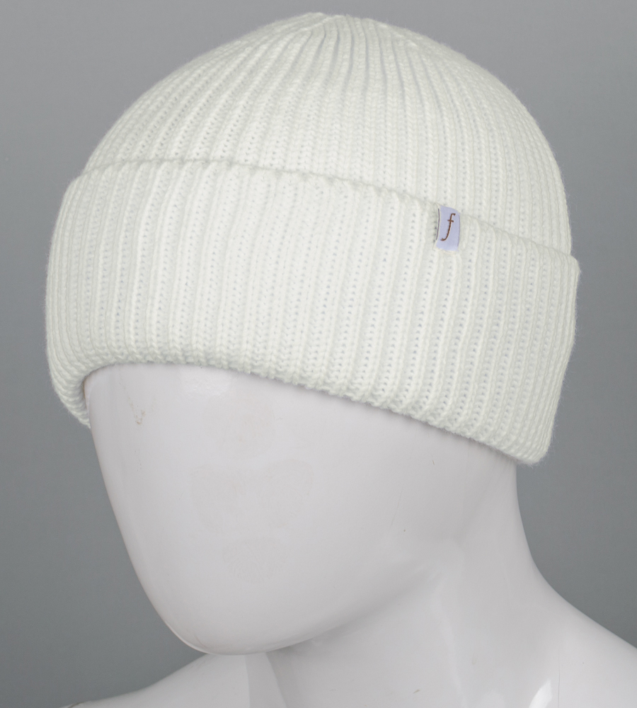 Безшовна шапка на флісі з відворотом (С2324)