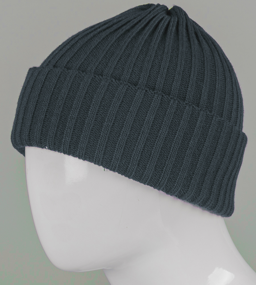 Об'ємна шапка з відворотом "Резинка" (250756)