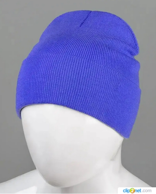 Базова шапка з відворотом на флісі (23206)