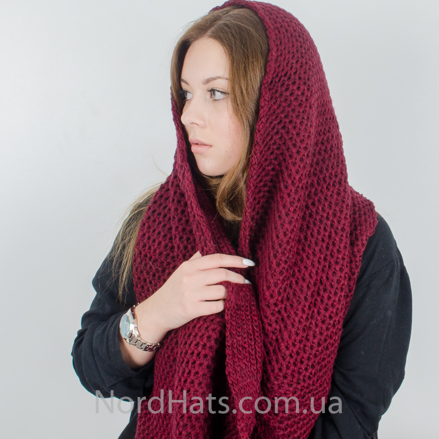 Снуд в'язаний,"Ажур"