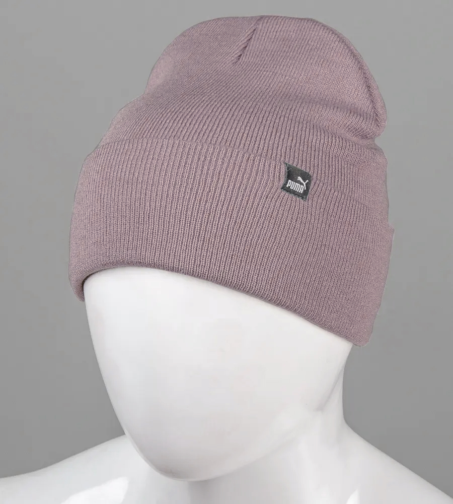 Шапка подвійна з відворотом з нашивкою 