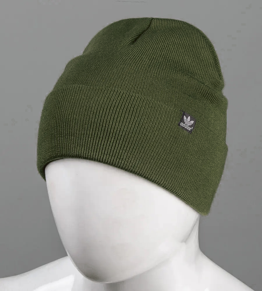 Шапка подвійна з відворотом з нашивкою  