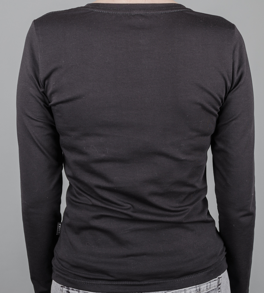 Лонгслів жіночий, Чорний 2600жл,  (1шт),  3