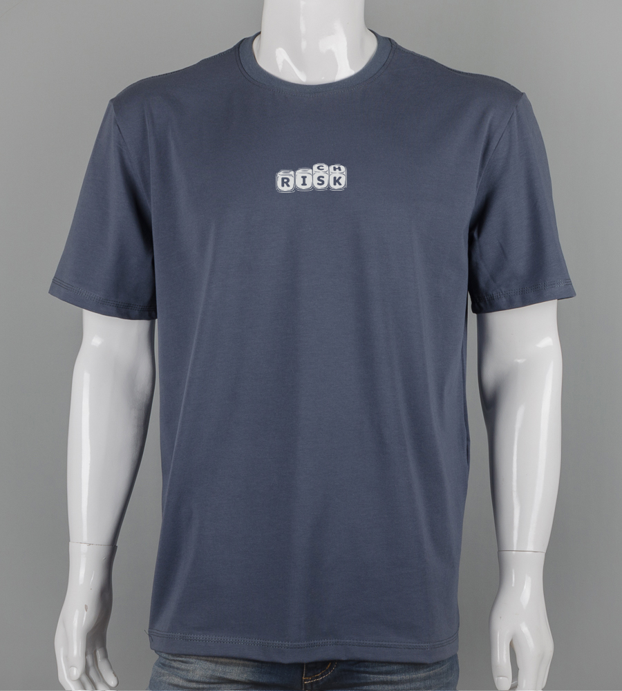 Футболка супер-батал Risk 2607сб (Уп.2шт 5XL,6XL), Графіт 1