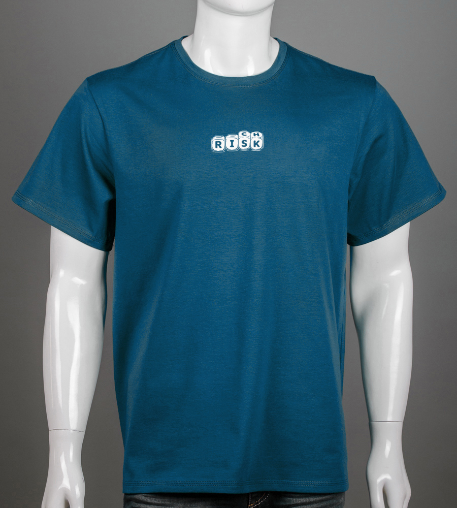Футболка супер-батал Risk 2607сб (Уп.2шт 5XL,6XL), Петроль 1