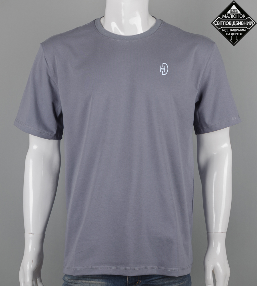 Футболка супер-батал HD reflective 2602сб (Уп.2шт 5XL,6XL), Сірий 1
