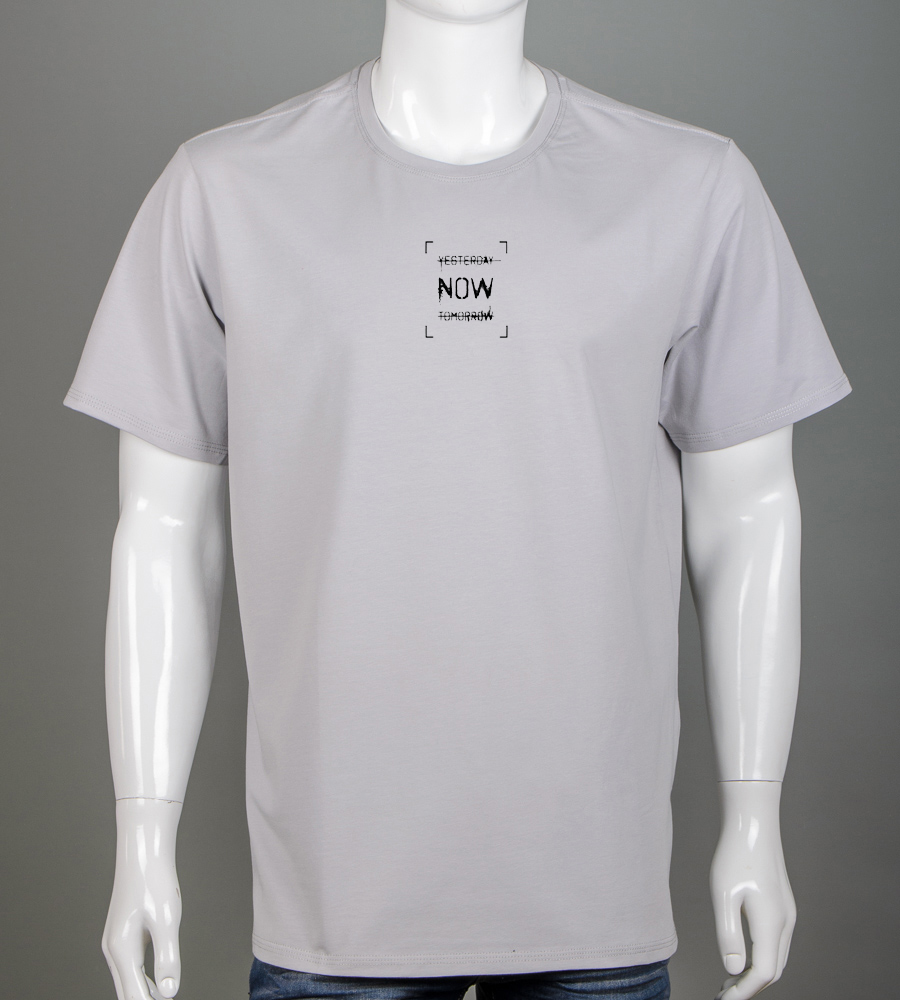 Футболка супер-батал NOW 2605сб (Уп.2шт 5XL,6XL), Світло-сірий 1