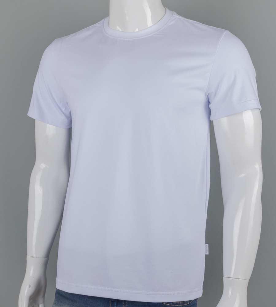 Футболка чоловіча Однотонна 2300м (Уп.4шт M-XXL), Білий 2