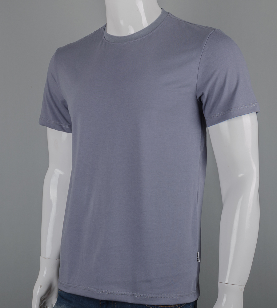 Футболка чоловіча Однотонна 2300м (Уп.4шт M-XXL), Сірий 2