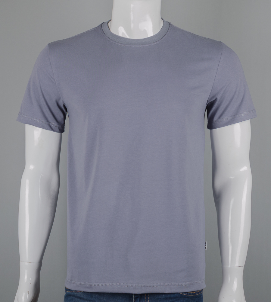 Футболка чоловіча Однотонна 2300м (Уп.4шт M-XXL), Сірий 1