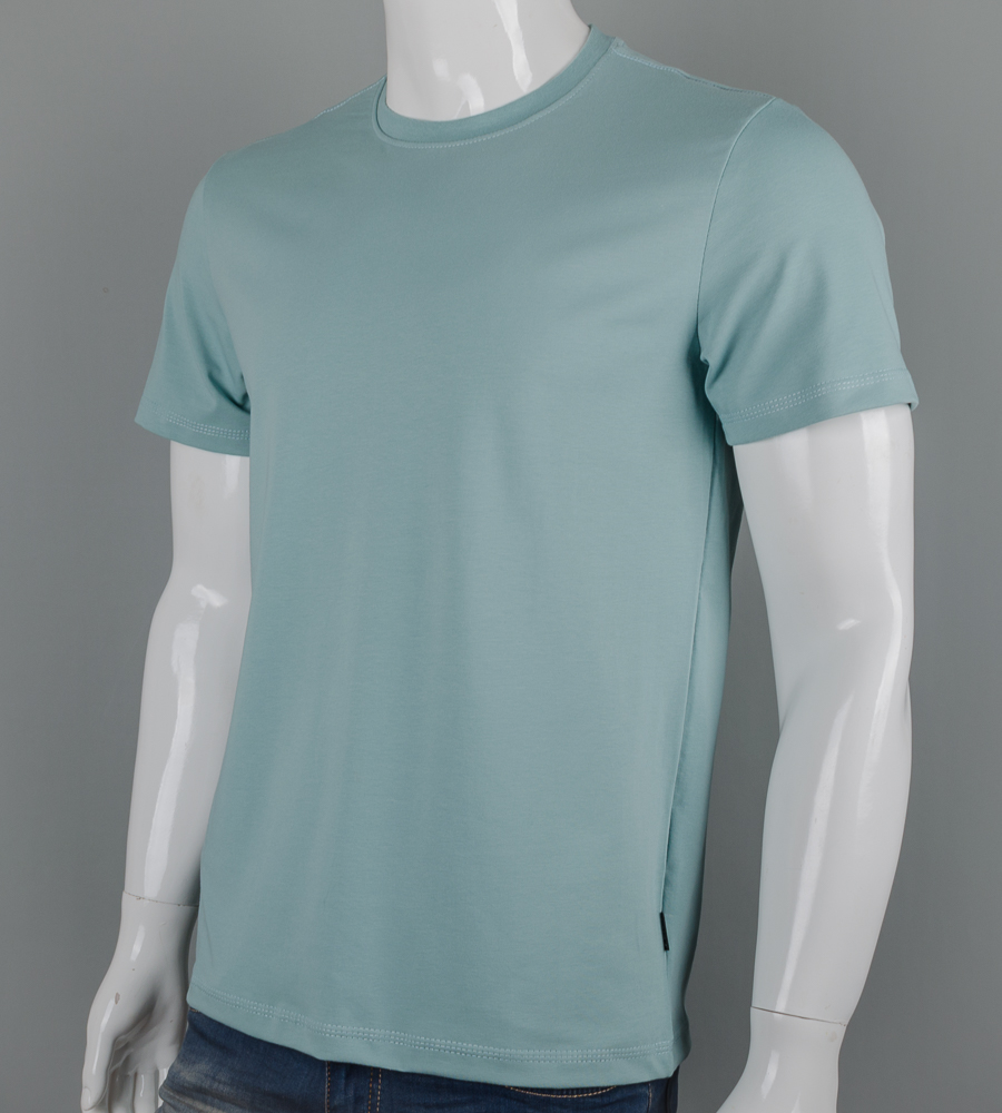 Футболка чоловіча Однотонна 2300м (Уп.4шт M-XXL), Полин 4