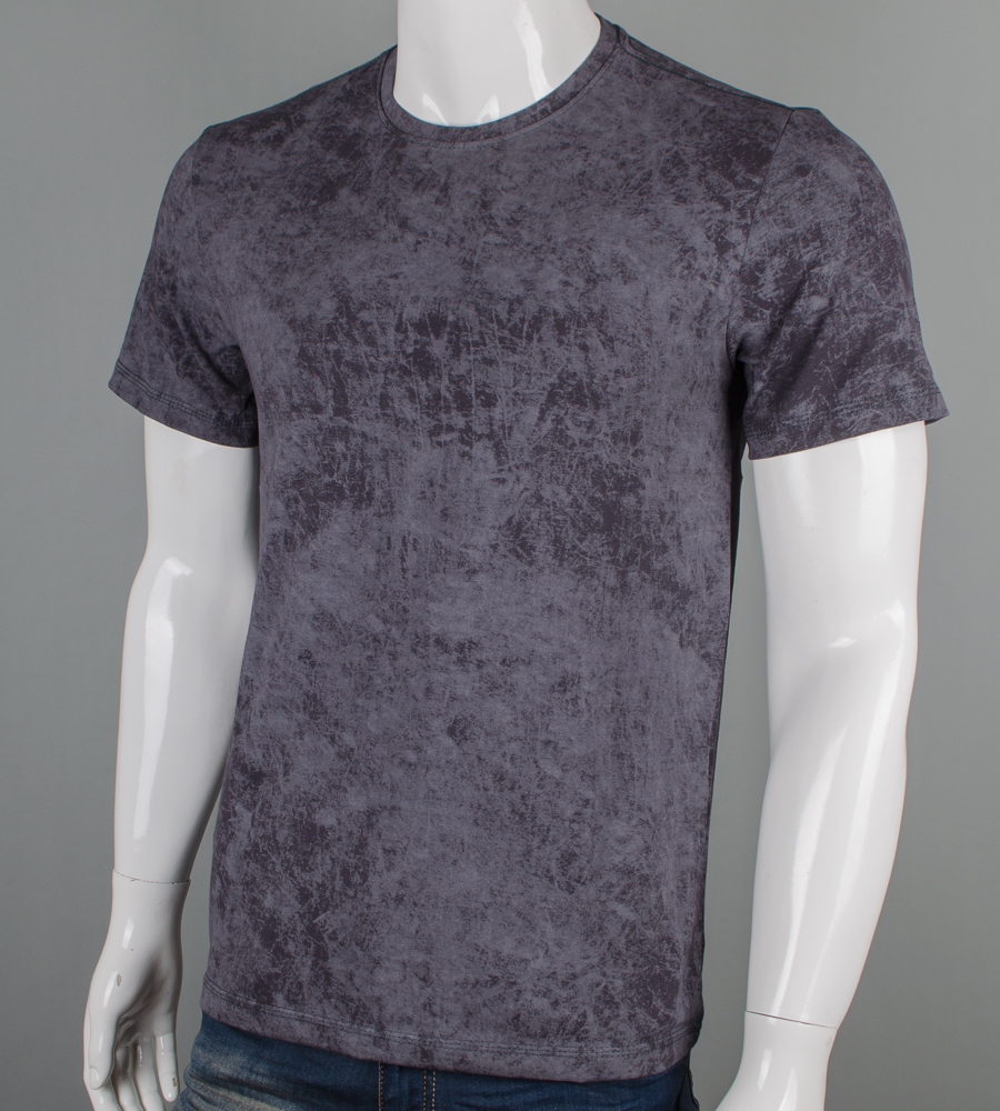 Футболка батал Мармур 2500б (Уп.4шт 3XL,4XL), Графіт 2