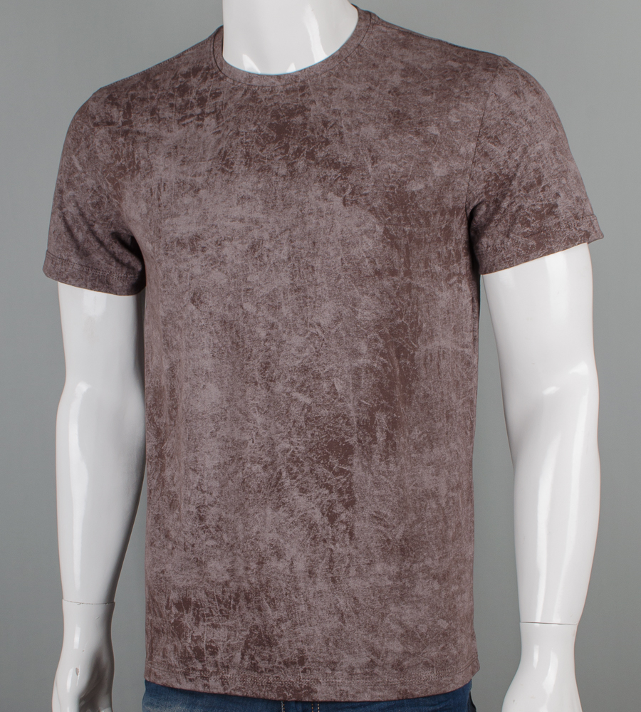 Футболка батал Мармур 2500б (Уп.4шт 3XL,4XL), Коричневий 2
