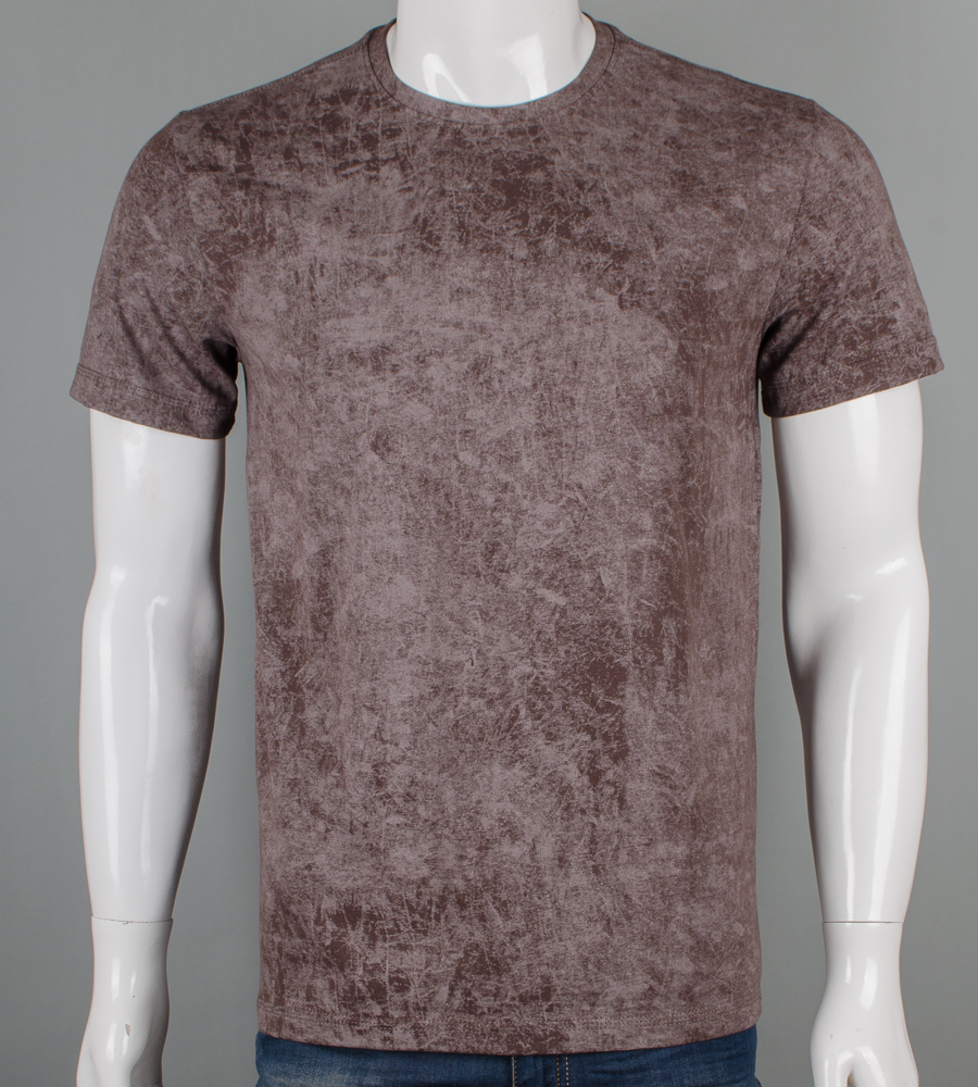 Футболка батал Мармур 2500б (Уп.4шт 3XL,4XL), Коричневий 1
