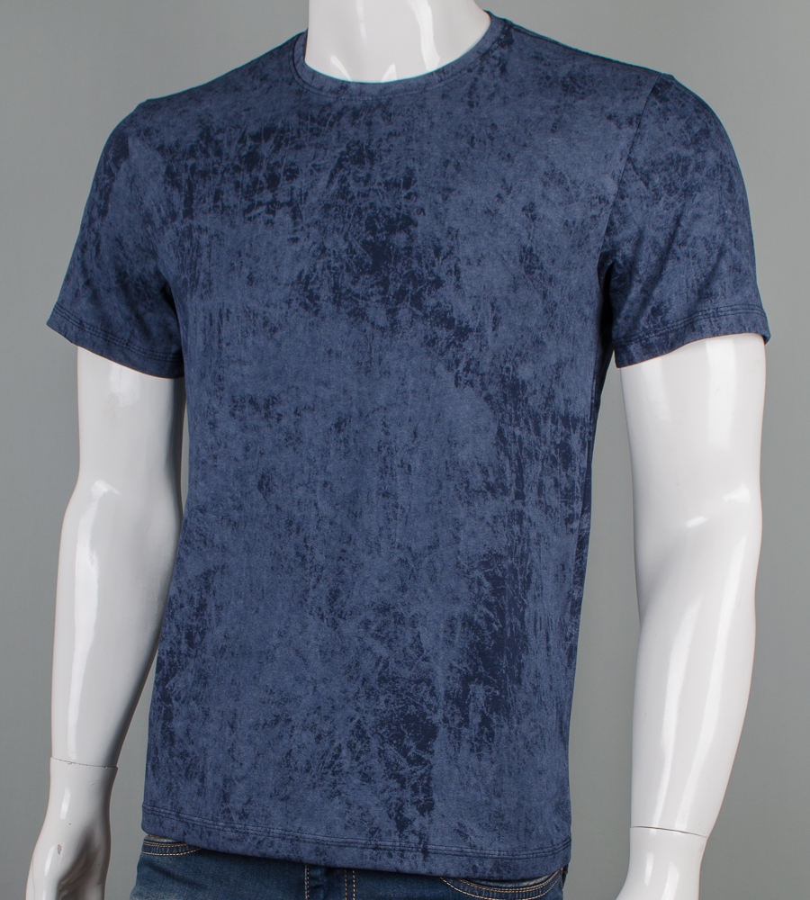 Футболка батал Мармур 2500б (Уп.4шт 3XL,4XL), Темно-синій 2