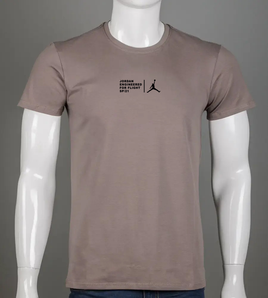Футболка чоловіча Jordan 2328м (Уп.4шт M-XXL), Капучино 1