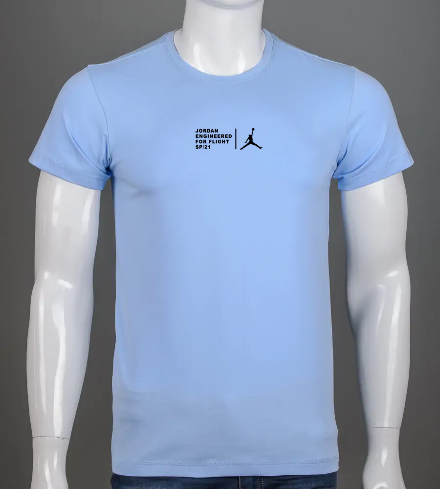 Футболка чоловіча Jordan 2328м (Уп.4шт M-XXL), Блакитний 1