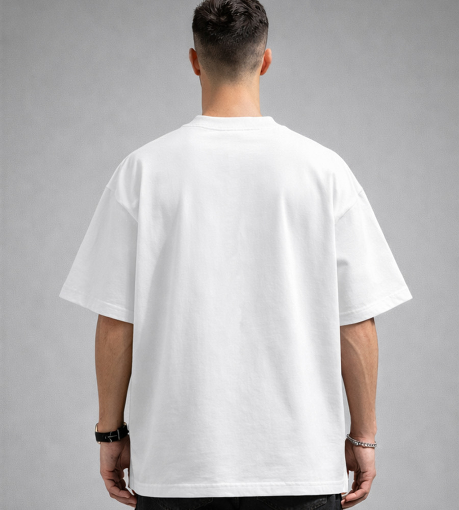 Футболка оверсайз Однотонна 3600м (Уп.4шт M-XXL), Білий 2