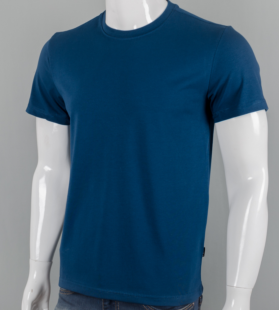 Футболка чоловіча Однотонна Петроль 2300м,  (1шт),  1