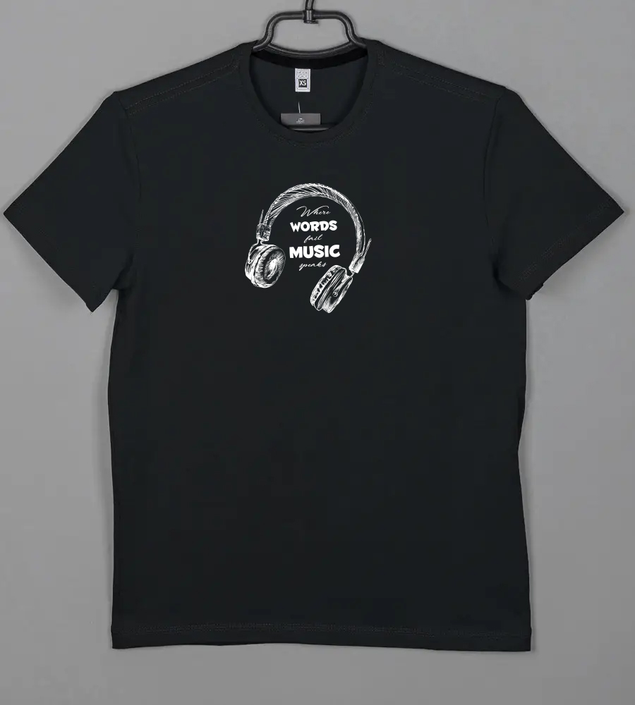 Футболка юніор Music 2526п (Уп.4шт XS, S), Чорний 1