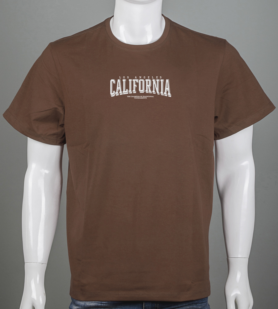 Футболка супер-батал California 2403вб (Уп.2шт 7XL,8XL), Коричневий 1