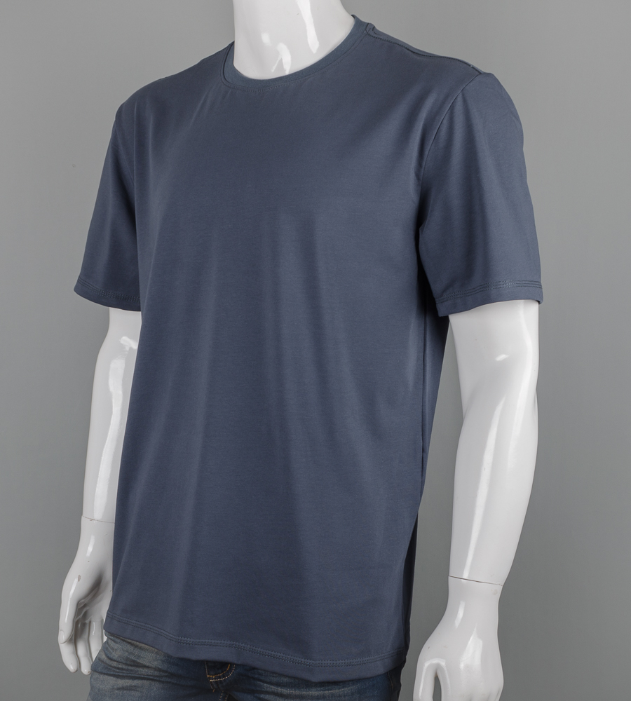 Футболка супер-батал Однотонна 2300вб (Уп.2шт 7XL,8XL), Графіт 2