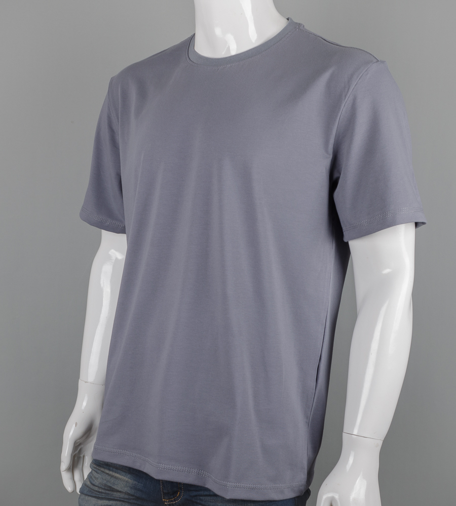 Футболка супер-батал Однотонна 2300вб (Уп.2шт 7XL,8XL), Сірий 5