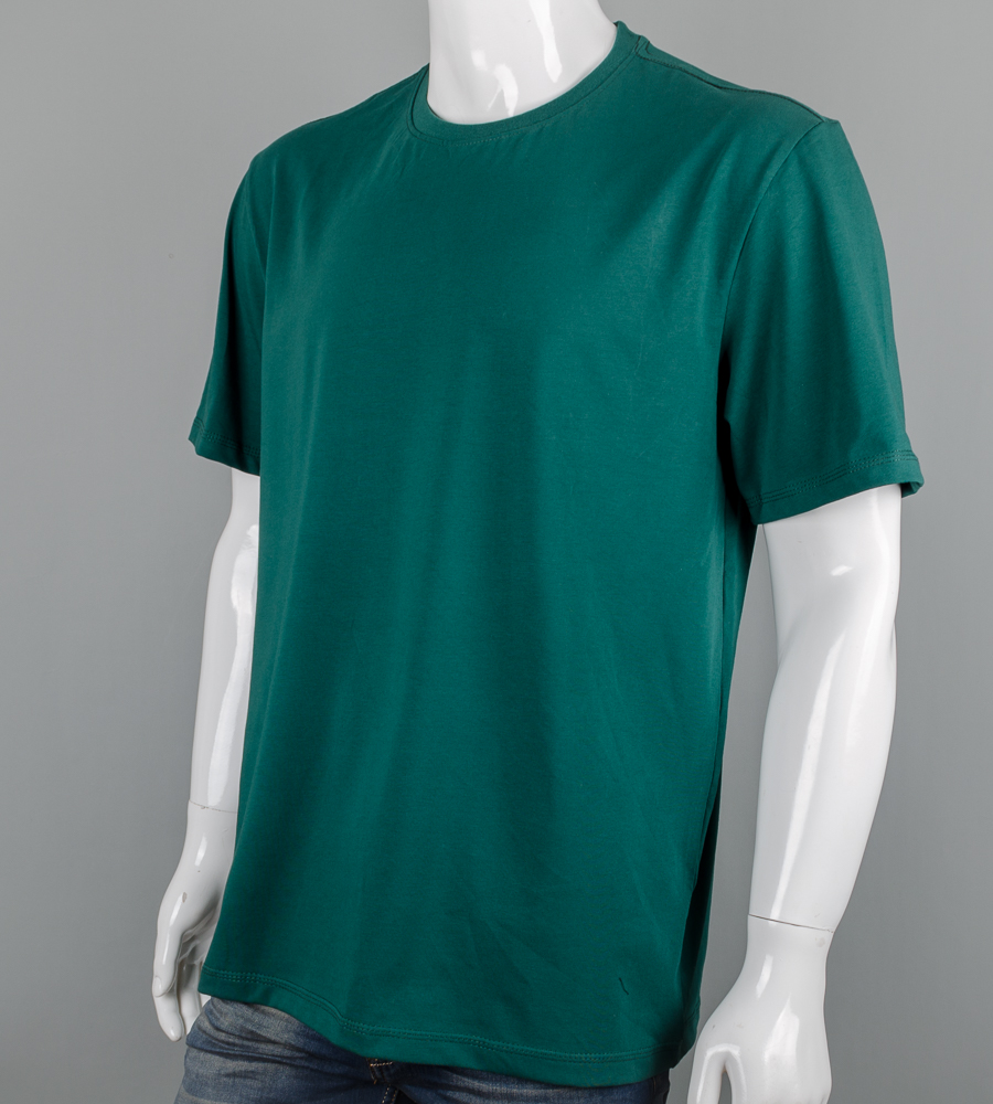 Футболка супер-батал Однотонна 2300вб (Уп.2шт 7XL,8XL), Смарагдовий 3