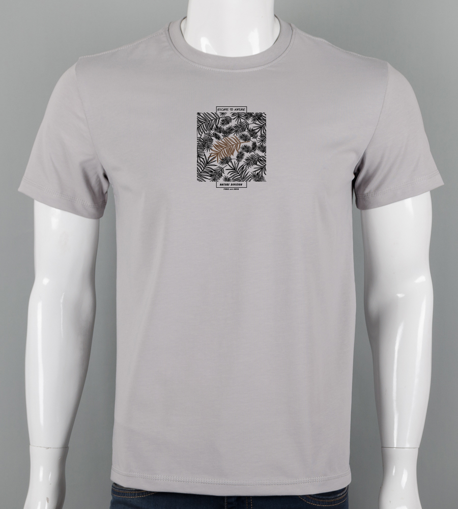 Футболка чоловіча Nature 2617м (Уп.4шт M-XXL), Світло-сірий 1