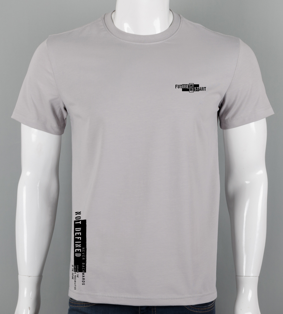Футболка чоловіча Future 2616м (Уп.4шт M-XXL), Світло-сірий 1