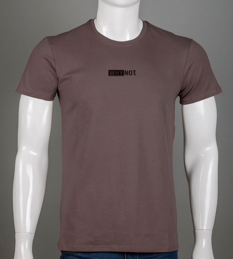 Футболка чоловіча Why Not 2614м (Уп.4шт M-XXL), Фіолет, Коричневий 1