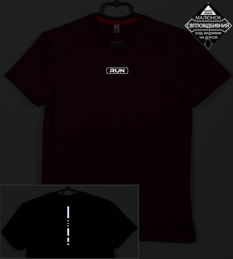 Футболка юніор RUN Reflective 2414п (Уп.4шт XS, S), Графіт 2