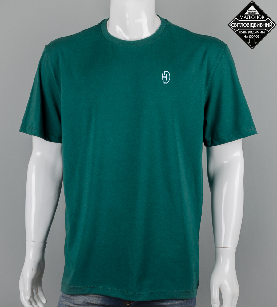 Футболка супер-батал HD reflective 2602вб (Уп.2шт 7XL,8XL), Смарагдовий 1