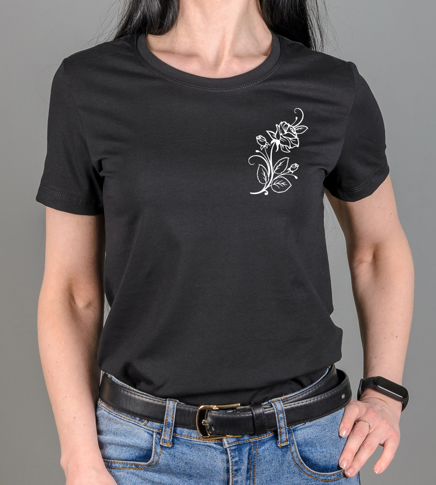 Футболка жіноча Rose 2582ж (Уп.4шт M-XXL), Чорний 1