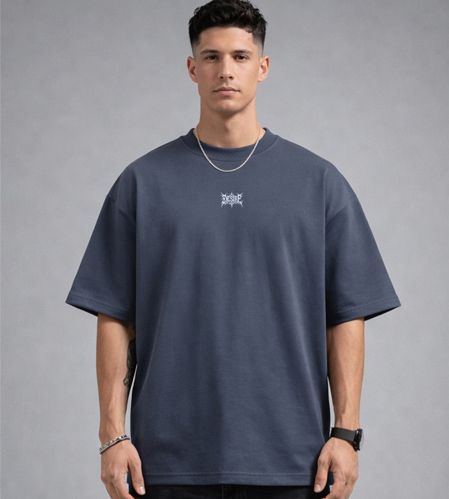 Футболка оверсайз Крила 3612м (S, M, L, XL), Графіт 2