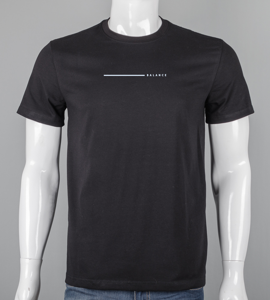 Футболка чоловіча Balance 2623м (Уп.4шт M-XXL), Чорний 1