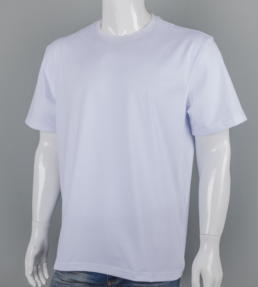 Футболка супер-батал Однотонна 2300вб (Уп.2шт 7XL,8XL), Білий 2
