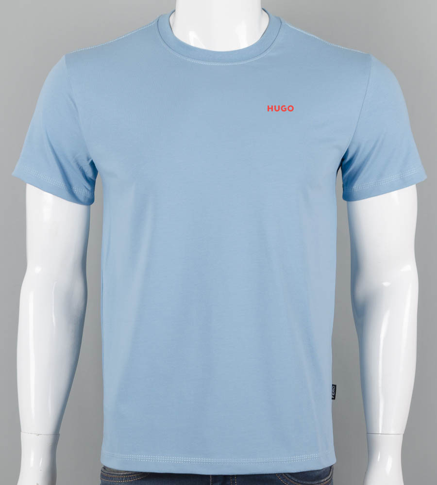 Футболка чоловіча Hugo 2619м (Уп.4шт M-XXL), Блакитний 1