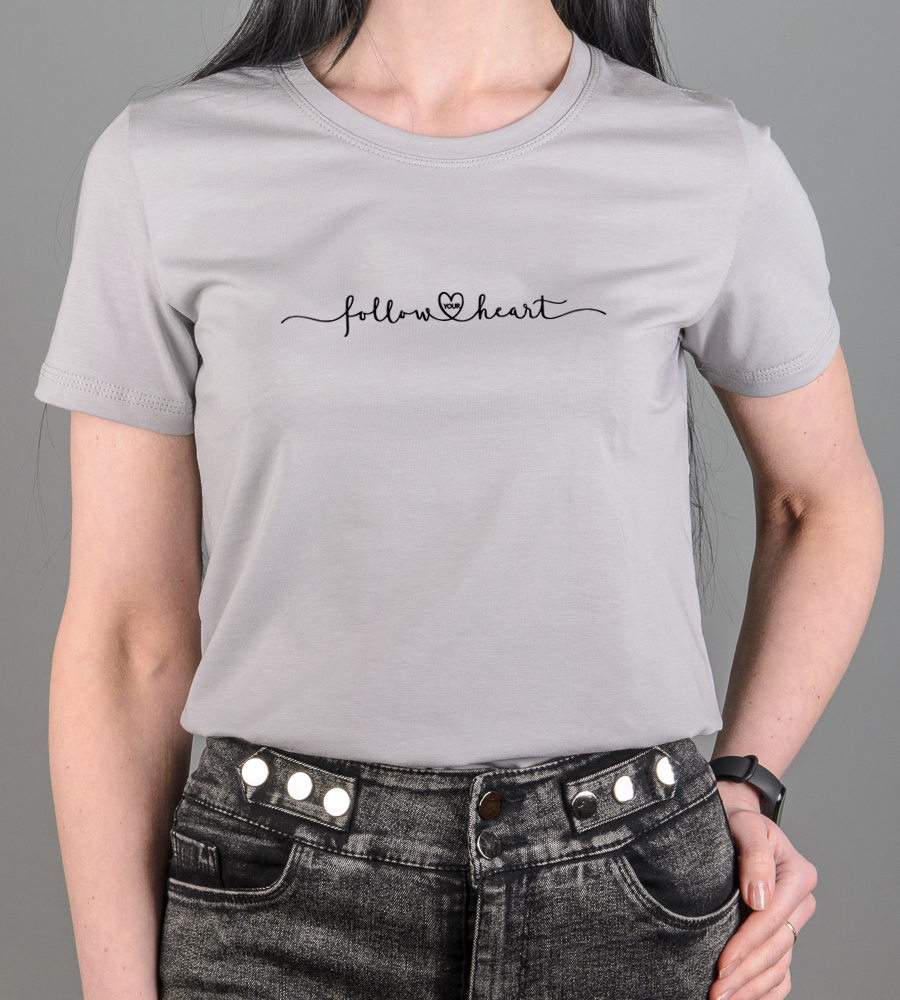 Футболка жіноча Heart 2583ж (Уп.4шт M-XXL), Світло-сірий 1