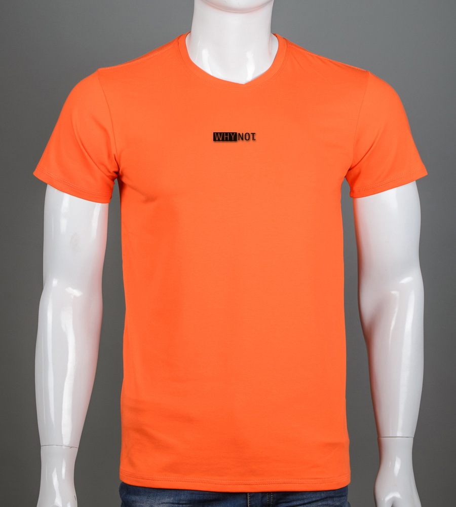 Футболка чоловіча Why Not 2614м (Уп.4шт M-XXL), Фіолет, Помаранч 1